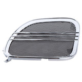 Maxbell Silver Tri Line Speaker Grills Covers Accents for Harley Road Glide 2015-17