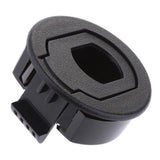 Maxbell Black Plastic Boat Marine Deck Hatch Door Cabinet Round Pull Latch Replacement - Aladdin Shoppers