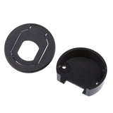 Maxbell Black Plastic Boat Marine Deck Hatch Door Cabinet Round Pull Latch Replacement - Aladdin Shoppers