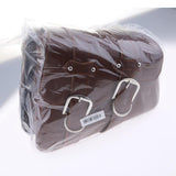 Maxbell Universal Motorcycle Side Bag Saddle Bags Fork Tool Pouch Storage Luggage Brown