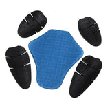 Maxbell Motorcycle Riding Detachable Armor Shoulder & Knee & Back Protection Pads