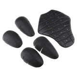 Maxbell Motorcycle Riding Detachable Armor Shoulder & Knee & Back Protection Pads