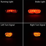 Maxbell Motorcycle Brake Tail Light License Plate Lamp for Honda Grom 125 MSX 14-16