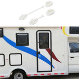 Maxbell 5pc T Style C-Clip Entry Door Catch Latch Holder for RV Camper Cargo Trailer