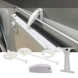 Maxbell 5pc T Style C-Clip Entry Door Catch Latch Holder for RV Camper Cargo Trailer