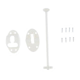 Maxbell 5pc T Style C-Clip Entry Door Catch Latch Holder for RV Camper Cargo Trailer
