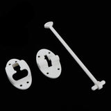 Maxbell 5pc T Style C-Clip Entry Door Catch Latch Holder for RV Camper Cargo Trailer