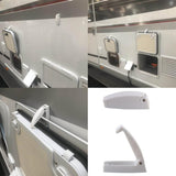 Maxbell 5pc T Style C-Clip Entry Door Catch Latch Holder for RV Camper Cargo Trailer