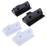 Maxbell Solar Panel Short Side Mounting Brackets /Mounts for Motorhome Boat Black