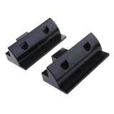 Maxbell Solar Panel Short Side Mounting Brackets /Mounts for Motorhome Boat Black