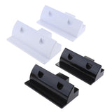 Maxbell Solar Panel Short Side Mounting Brackets /Mounts for Motorhome Boat Black