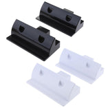 Maxbell Solar Panel Short Side Mounting Brackets /Mounts for Motorhome Boat Black