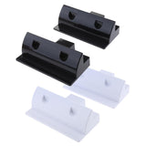 Maxbell Solar Panel Short Side Mounting Brackets /Mounts for Motorhome Boat Black