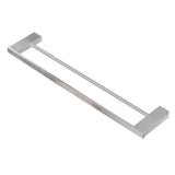 Maxbell Bathroom Double Square Towel Rail Rack Holder 60 cm / 23.62 inches Hanger - Aladdin Shoppers