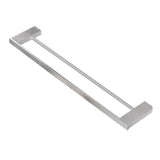 Maxbell Bathroom Double Square Towel Rail Rack Holder 60 cm / 23.62 inches Hanger - Aladdin Shoppers