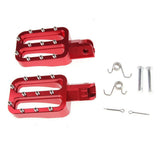 Maxbell 1 Pair CNC Racing Footpegs Foot Rest for Honda XR50, CRF50,SDG,Xtreme Red - Aladdin Shoppers