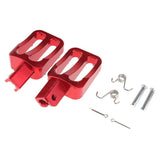 Maxbell 1 Pair CNC Racing Footpegs Foot Rest for Honda XR50, CRF50,SDG,Xtreme Red - Aladdin Shoppers