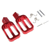 Maxbell 1 Pair CNC Racing Footpegs Foot Rest for Honda XR50, CRF50,SDG,Xtreme Red - Aladdin Shoppers