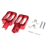 Maxbell 1 Pair CNC Racing Footpegs Foot Rest for Honda XR50, CRF50,SDG,Xtreme Red - Aladdin Shoppers