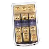 Maxbell Car Stereo Audio 3-Way 80A In-Line Fuse Holder Power Distribution Block with Waterproof Cover - Aladdin Shoppers