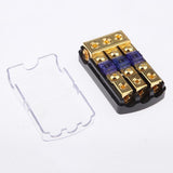 Maxbell Car Stereo Audio 3-Way 80A In-Line Fuse Holder Power Distribution Block with Waterproof Cover - Aladdin Shoppers