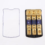 Maxbell Car Stereo Audio 3-Way 80A In-Line Fuse Holder Power Distribution Block with Waterproof Cover - Aladdin Shoppers