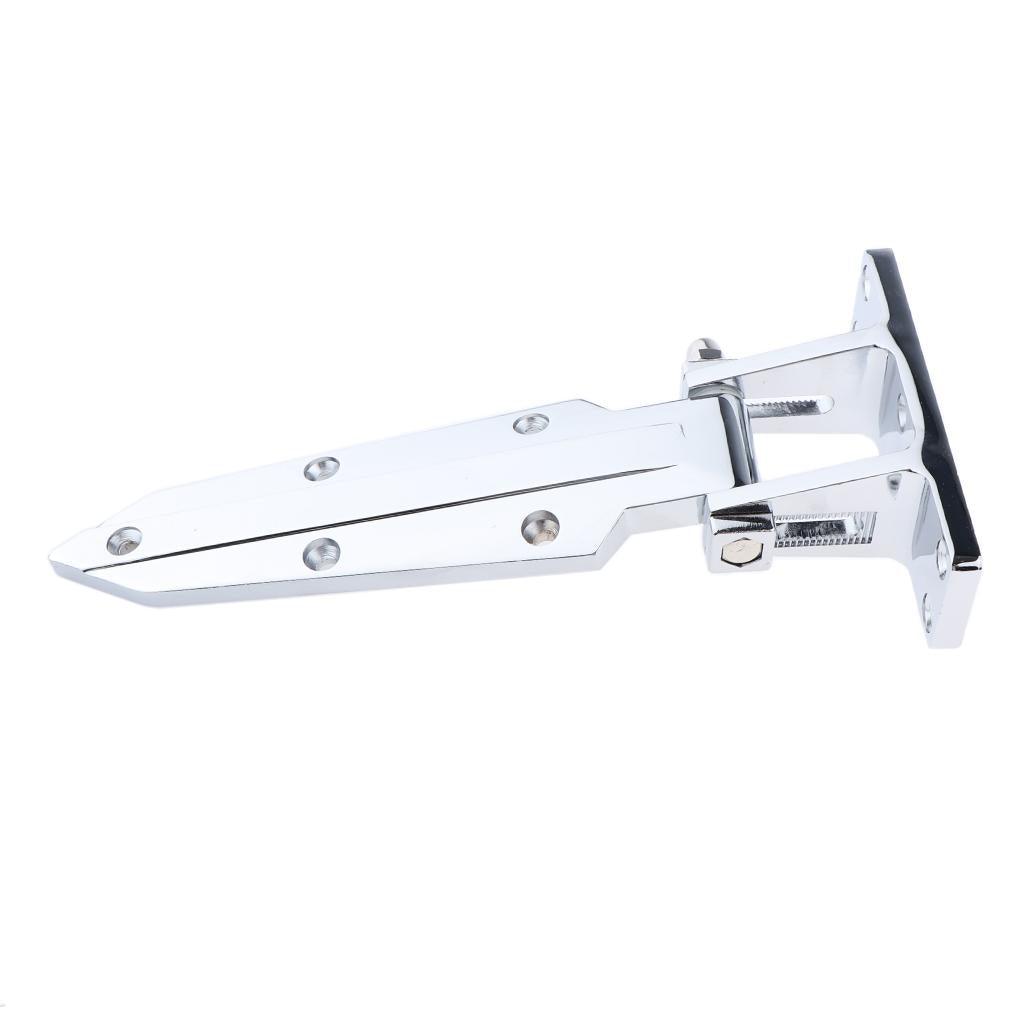 Maxbell Maxbell Chrome Reversible Heavy Duty Double Knuckle Hinge for Walk-In Freezer/Cooler/Refrigerator SK2-1460