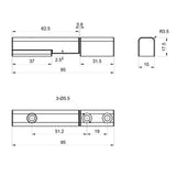 Maxbell Heavy Duty Weldable Steel Gate Hinge 95mm Weld-On Barrel Ball Bearing Black - Aladdin Shoppers