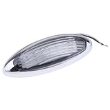 Maxbell Silver Oval Dome Ceiling Light Roof LED 12V Interior Camper RV Boat Trailer - Aladdin Shoppers