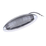Maxbell Silver Oval Dome Ceiling Light Roof LED 12V Interior Camper RV Boat Trailer - Aladdin Shoppers