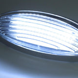 Maxbell Silver Oval Dome Ceiling Light Roof LED 12V Interior Camper RV Boat Trailer - Aladdin Shoppers