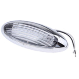 Maxbell Silver Oval Dome Ceiling Light Roof LED 12V Interior Camper RV Boat Trailer - Aladdin Shoppers