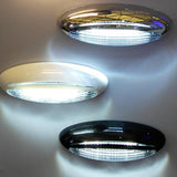 Maxbell Silver Oval Dome Ceiling Light Roof LED 12V Interior Camper RV Boat Trailer - Aladdin Shoppers