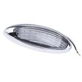 Maxbell Silver Oval Dome Ceiling Light Roof LED 12V Interior Camper RV Boat Trailer - Aladdin Shoppers