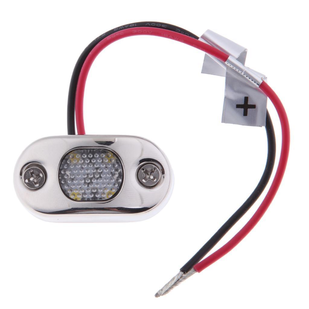 Maxbell Maxbell Stainless Steel Mini LED Deck & Step Light with Wire for Outdoor Home Garden