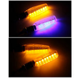 Maxbell Motorcycle Double Side Dual Color LED Turn Signal Indicator Lights Blinker - Aladdin Shoppers