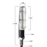 Maxbell Motorcycle Double Side Dual Color LED Turn Signal Indicator Lights Blinker - Aladdin Shoppers
