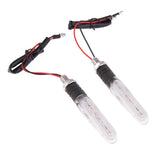 Maxbell Motorcycle Double Side Dual Color LED Turn Signal Indicator Lights Blinker - Aladdin Shoppers