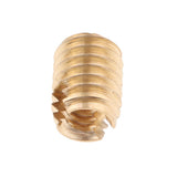 Maxbell M5 x 13mm Slotted Self Tapping Threaded Inserts for Plastic,Wood and Alloy - Aladdin Shoppers