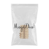 Maxbell M5 x 13mm Slotted Self Tapping Threaded Inserts for Plastic,Wood and Alloy - Aladdin Shoppers
