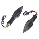 Maxbell 2 x Universal Front & Rear Motorcycle Amber LED Turn Signal Indicator Blinker Light Lamp - Aladdin Shoppers