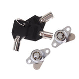 Maxbell Maxbell Hard Saddlebag Lock with Key Set for Harley Touring Electra Glide Road King