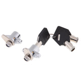 Maxbell Maxbell Hard Saddlebag Lock with Key Set for Harley Touring Electra Glide Road King