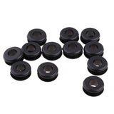 Maxbell 12 x Flatside Black Rubber Gas Fuel Tank Mounts for Harley Softail 84-99 Models - Aladdin Shoppers