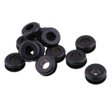 Maxbell 12 x Flatside Black Rubber Gas Fuel Tank Mounts for Harley Softail 84-99 Models - Aladdin Shoppers