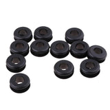 Maxbell 12 x Flatside Black Rubber Gas Fuel Tank Mounts for Harley Softail 84-99 Models - Aladdin Shoppers