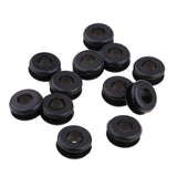 Maxbell 12 x Flatside Black Rubber Gas Fuel Tank Mounts for Harley Softail 84-99 Models - Aladdin Shoppers