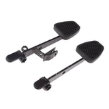 Maxbell 2 Pieces Black Brake & Throttle Pedal Peg Set for UTV Go Kart Accessories - Aladdin Shoppers