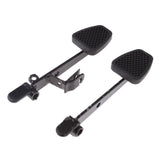 Maxbell 2 Pieces Black Brake & Throttle Pedal Peg Set for UTV Go Kart Accessories - Aladdin Shoppers