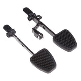 Maxbell 2 Pieces Black Brake & Throttle Pedal Peg Set for UTV Go Kart Accessories - Aladdin Shoppers